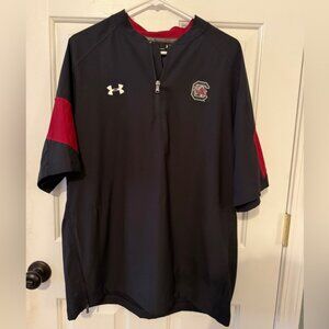Under Armour Men's Black South Carolina Gamecocks Windbreaker/Pullover